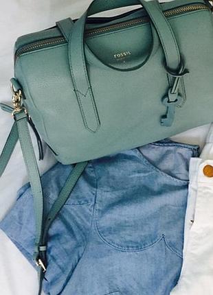 Кожаная сумка fossil