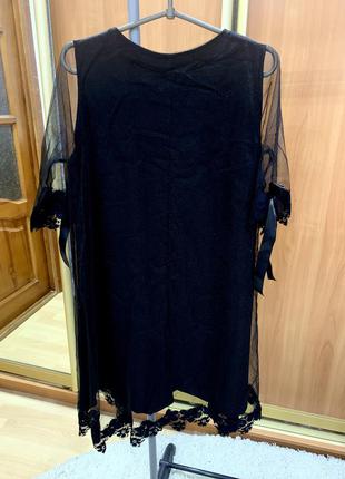 Платье блестки нарядное люрекс + сетка с бантом на корпоратив6 фото