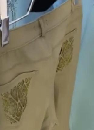 Оливковые брюки,штаны в офис,на праздник,торжество,нарядные.2 фото
