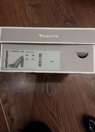 Туфли женские лаковые tamaris4 фото