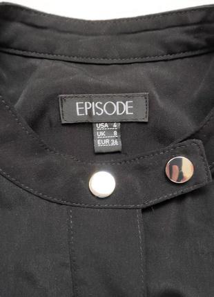 Платье рубашка  на кнопках кэжуал без рукавов чёрное стильное стойка воротник3 фото