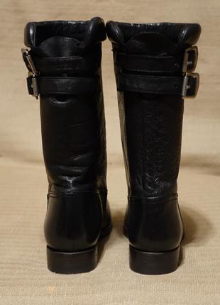 Благородные черные кожаные сапоги paul smith london англия /италия 38 р.7 фото