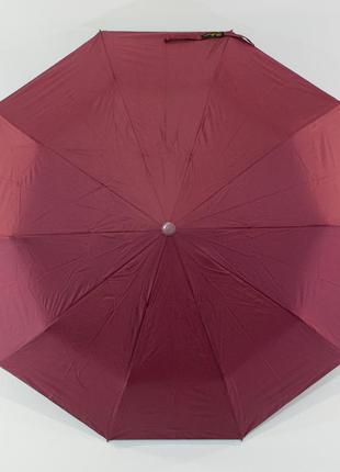 Жіночий парасольку "bellissimo" бордовий з зоряним небом зсередини4 фото