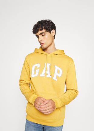 Худи gap fleece logo hoodie gold pendant2 фото