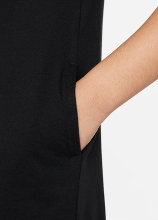 Сукня-футболка nike підліткова котонова чорна6 фото