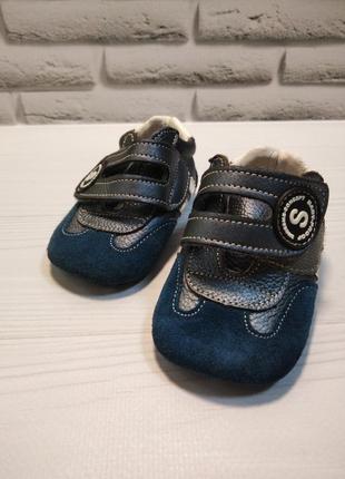 Продам португальские мягкие ботиночки shoesme baby  для грудничка4 фото