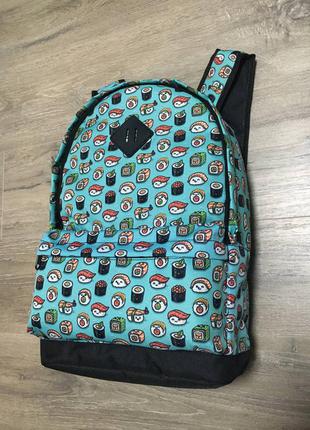 Новинка! рюкзак шкільний з принтом суші