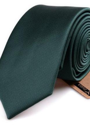 Краватка зелений однотонний