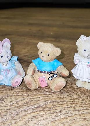 Коллекционные фигурки серии cherished teddies.