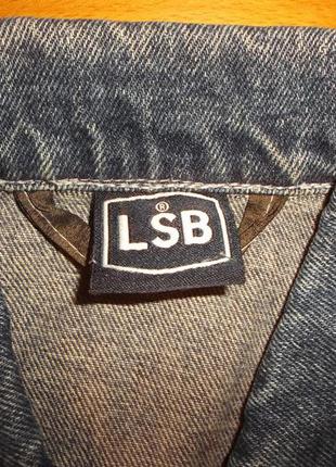 Куртка джинсовая s- 44р -  lsb джинсовка3 фото