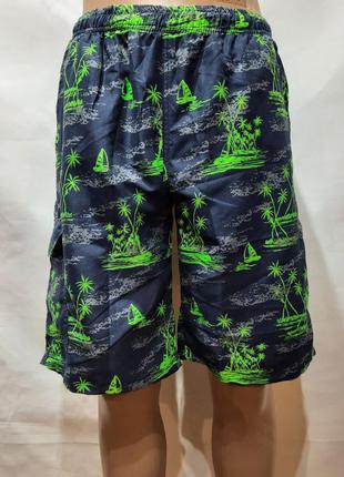Размеры! l,xl мужские летние пляжные шорты есть внутренняя сетка и дополнительный боковой карман2 фото