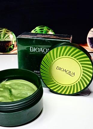 Гидрогелевые патчи  с зеленым турмалином bioaqua hydrating moisturizing eye mask.
60 шт маска