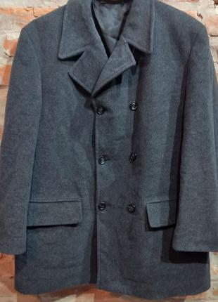 Теплое шерстяное пальто1 фото