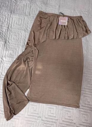 Платье бюстье с боковым шлейфом4 фото