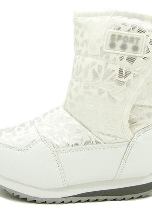 Дутики для девочек alemy kids белый (hf820d white (27 (17,5 см))