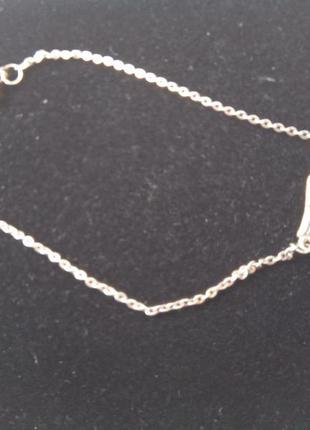 Срібний браслет "крило ангела"