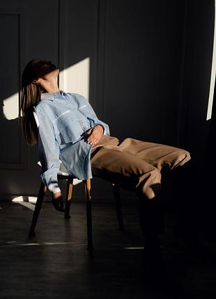 Брюки-бананы из эко кожи3 фото