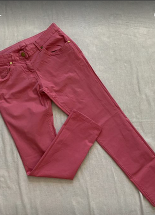 Штаны джинсы розовые новые