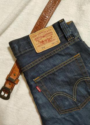 Джинсы levis 512  на средней посадке w31 l32