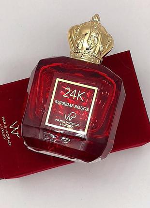 Luxury 24k supreme rouge. Paris World Luxury 24k Supreme rouge. Духи 24к Supreme rouge. 24k Supreme rouge Фрагрантика. Paris World Luxury 24k Supreme Gold Bronze.