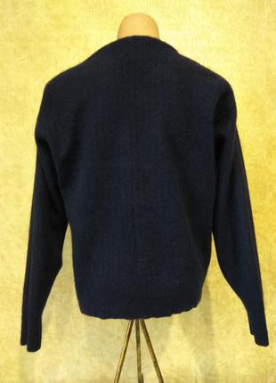 Свитер джемпер в рубчик свободного кроя 100% кашемир, теплый кашемировый свитер джемпер3 фото