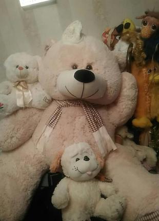 Шикарный , большой , мягкий всеми любимый медвеженок новый