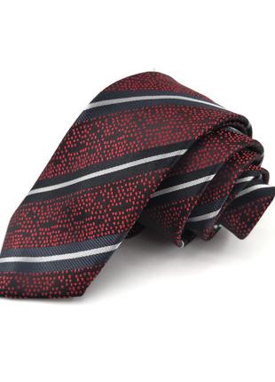 Краватка червоний у смужку
