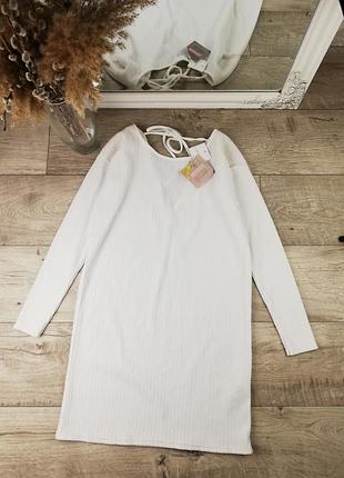 Брендове дивовижне стильне біле плаття з красивою спинкою🕊️