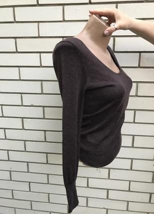Кашемировый шерстяной джемпер,кофта,свитер,пуловер,маленький размер, massimo dutti6 фото