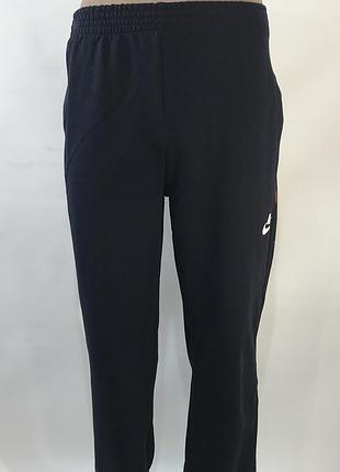 Мужские штаны спортивные под манжет темно синие 46,48,50,52,54