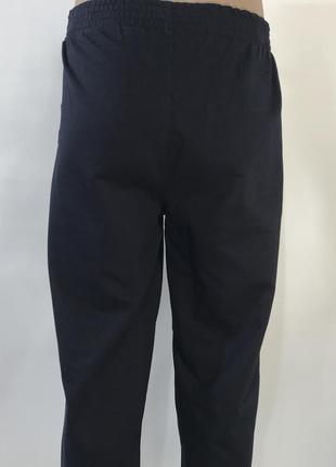 Мужские штаны спортивные под манжет темно синие 46,48,50,52,546 фото