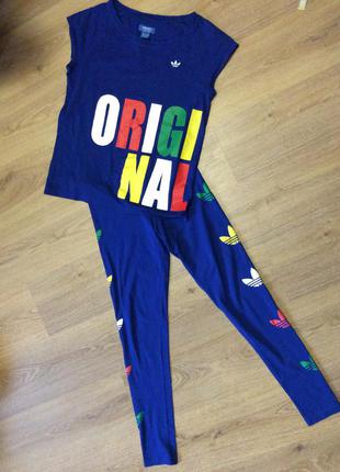 Костюм лосини футболка adidas Wars original р s-m