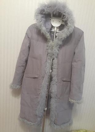 Пуховая накидка