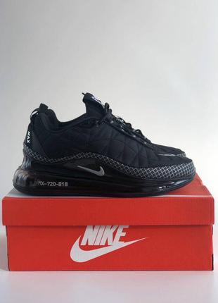 Зимние кроссовки nike air max 720 black winter (термо)4 фото