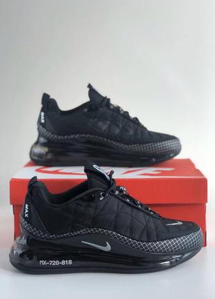 Зимові кросівки nike air max 720 black winter (термо)