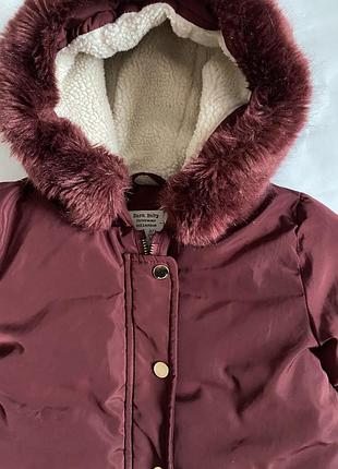 Куртка zara на дівчинку 3-4 роки 2