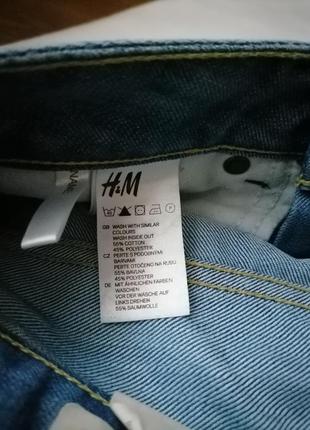 Джинсові шорти, бриджі для хлопчика h&m 9-10 років9 фото