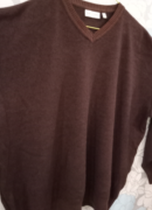 Мега великий чоловічий светр батал xxl шерсть