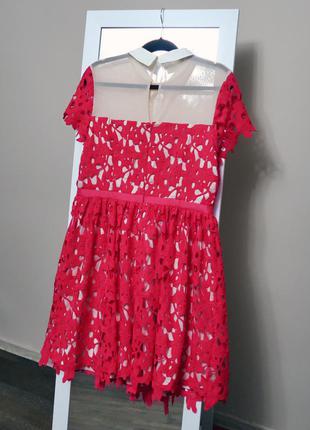 Новое шикарное кружевное платье праздничное / мереживна сукня definitions4 фото