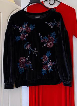 Мягусенькая кофточка , джемпер вишивка