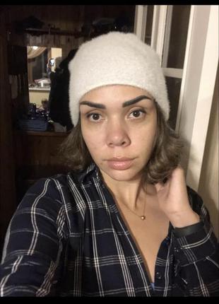 Шапка пухнаста ангоровая