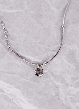 Стильний мінімалістичний ланцюжок з підвіскою