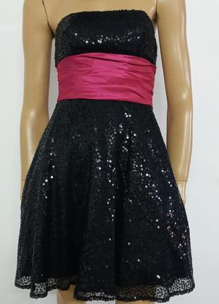 Обалденное вечернее коктейльное платье. marks & spencer.  размер  s - m.3 фото