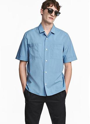 Рубашка regular fit h&m 0474654006