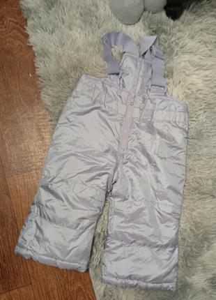 👉❄️напівкомбінезончик 9/12m.осінь/зима