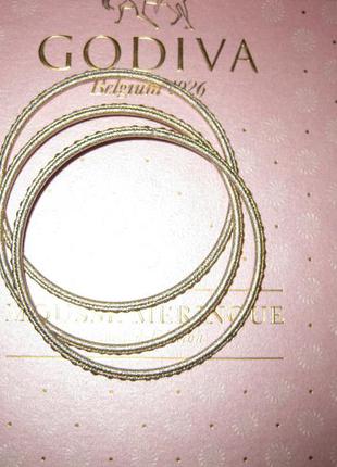 Браслеты 3шт набор под золото, км1033