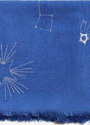 Палантин шарф mango со звёздами