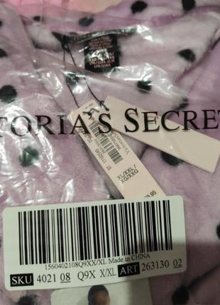 Идея для подарка🎀лавандовый плюшевый халат р.хл/ххл💕victoria's secret виктория сикрет вікторія сікрет оригинал6 фото