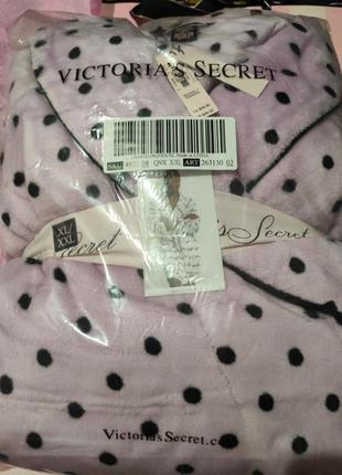 Идея для подарка🎀лавандовый плюшевый халат р.хл/ххл💕victoria's secret виктория сикрет вікторія сікрет оригинал7 фото