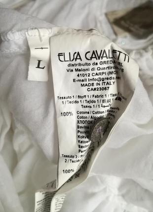 Хлопковая блуза elisa cavaletti7 фото